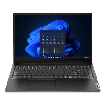 Lenovo V15 G4 AMN 15,6-calowy laptop Full HD - AMD Ryzen 3 7320U, 8GB LPDDR5, 256GB SSD, AMD Radeon Graphics, klawiatura angielska, czarny