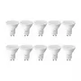 LEPRO 200081-DW-EU-10 Żarówka LED GU10, 4,5W, 345 lm, 6500K biała dzienna, kąt świecenia 100°, opakowanie 10 szt.