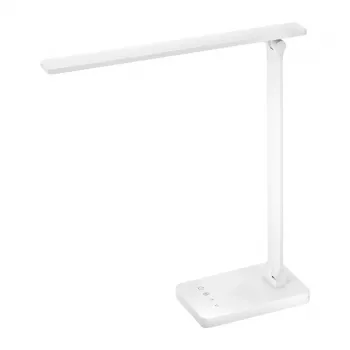 LEPRO 310003 LED Lampa biurkowa, 700 lm, 5 temperatur barwowych, dotykowe ściemnianie, port ładowania USB, biała
