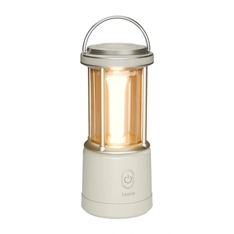 Lepro 330043-WH Lampa kempingowa – 1000 lumenów, ładowana latarnia LED z power bankiem, IPX4