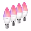 LEPRO BC1-EU-4 C37 RGBCW Wi-Fi Żarówka LED E14 4.5W 400lm Tunable White + RGB Inteligentna lampa świecowa