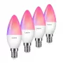LEPRO BC1-EU-4 C37 RGBCW Wi-Fi Żarówka LED E14 4.5W 400lm Tunable White + RGB Inteligentna lampa świecowa