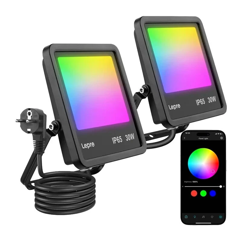 Reflektor LED Lepro F1 30W IP65 3000lm 5000K