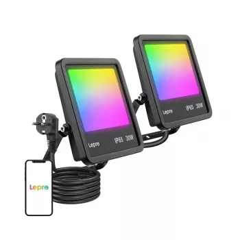 Reflektor LED Lepro F1 30W IP65 3000lm 5000K