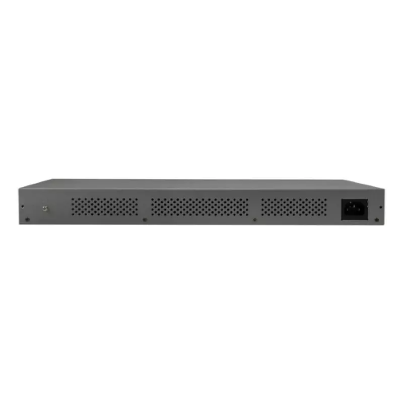 LevelOne GEU-2432 24-portowy przełącznik Gigabit Ethernet, 4-pozycyjny przełącznik DIP, do montażu w szafie 19 cali, niezarządzalny, obudowa metalowa