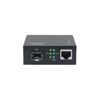 LevelONE GVM-2000 Smart Gigabit RJ45 na SFP Media Converter, kompatybilny z szafą 19-calową, 10/100/1000 Mbps