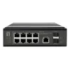 LevelOne Przemysłowy przełącznik PoE+ 8x 2.5G PoE, 2x 1G, 2x 10G SFP+ Uplink, niezarządzalny, DIN-Rail, IP30