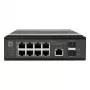 LevelOne Przemysłowy przełącznik PoE+ 8x 2.5G PoE, 2x 1G, 2x 10G SFP+ Uplink, niezarządzalny, DIN-Rail, IP30