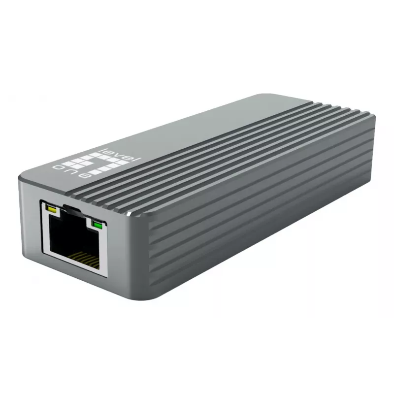 LevelOne USB-0410 USB 3.2 Gen 1 Type-A do Gigabit Ethernet Adapter