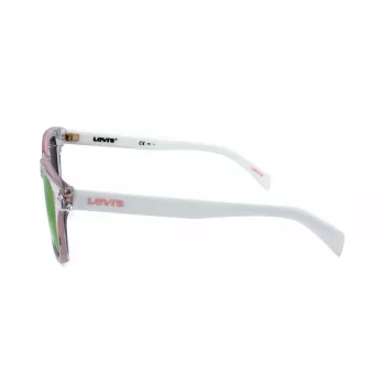 LEVI'S LV-1002-S-900 Unisex Okulary Przeciwsłoneczne Prostokątne Czarny/Szary 53mm