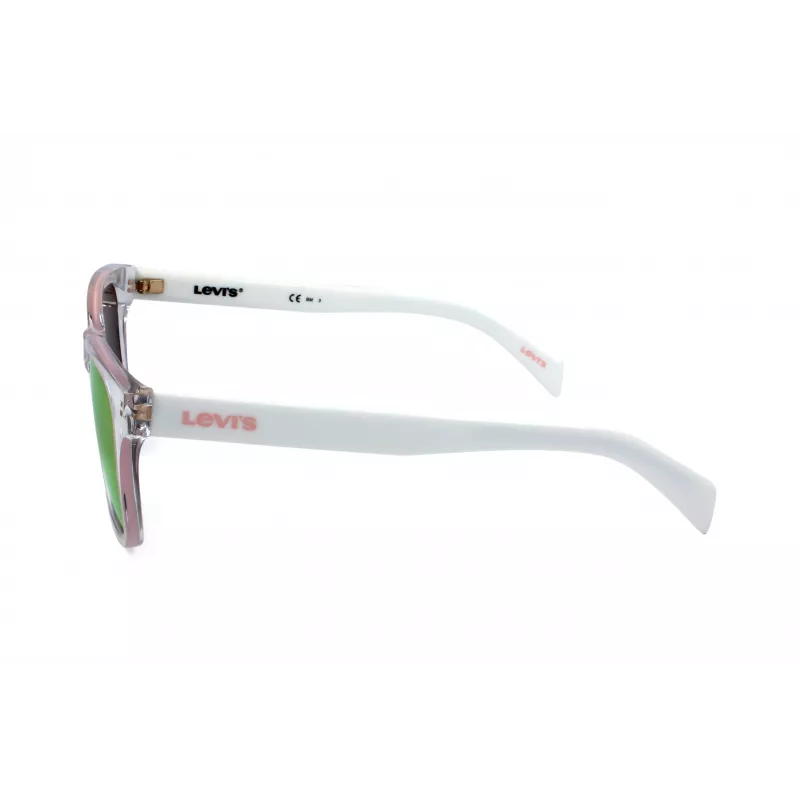 LEVI'S LV-1002-S-900 Unisex Okulary Przeciwsłoneczne Prostokątne Czarny/Szary 53mm