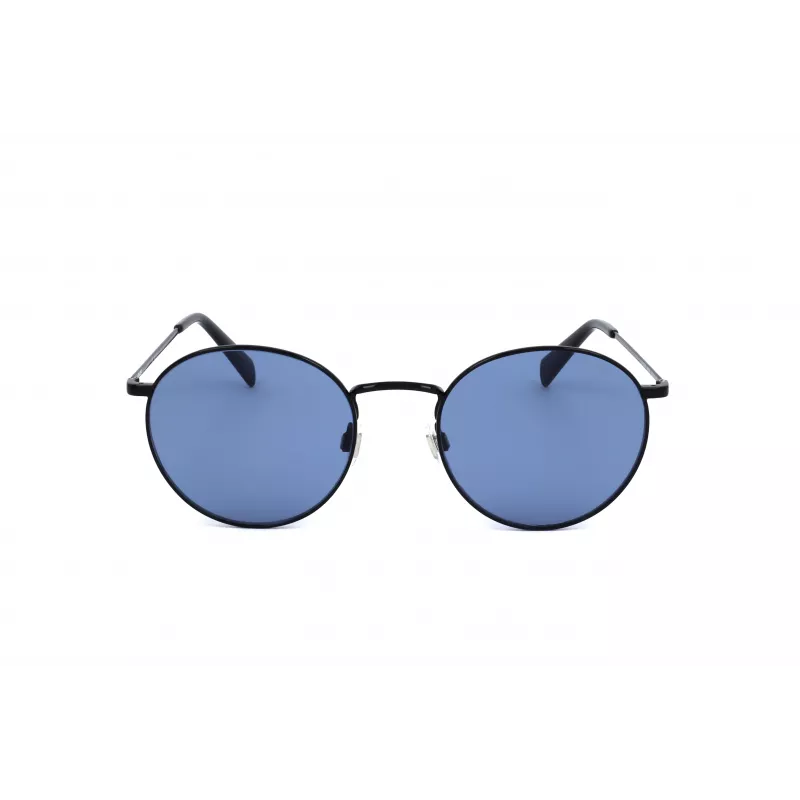 LEVI'S LV-1005-S-08A Okulary przeciwsłoneczne unisex - Klasyczna prostokątna oprawka acetatowa - Szare soczewki poliwęglanowe UV400 - 52/21/145 mm
