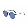 LEVI'S LV-1005-S-08A Okulary przeciwsłoneczne unisex - Klasyczna prostokątna oprawka acetatowa - Szare soczewki poliwęglanowe UV400 - 52/21/145 mm