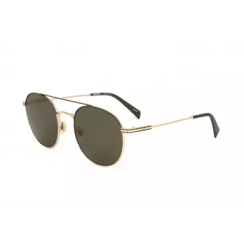 LEVI'S LV-1013-S-J5G Unisex Okulary Przeciwsłoneczne Prostokątne - Czarna Oprawka Szare Szkła 54mm