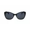 LEVI'S LV-1015-S-807 Damskie okulary przeciwsłoneczne w kształcie kwadratu - czarna oprawka, szare szkła, ochrona UV400