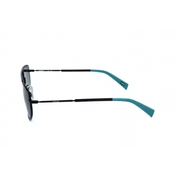 LEVI'S LV-1018-S-807 Okulary przeciwsłoneczne unisex, czarna oprawka, szare szkła, 59 mm