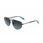 LEVI'S LV-1018-S-807 Okulary przeciwsłoneczne unisex, czarna oprawka, szare szkła, 59 mm