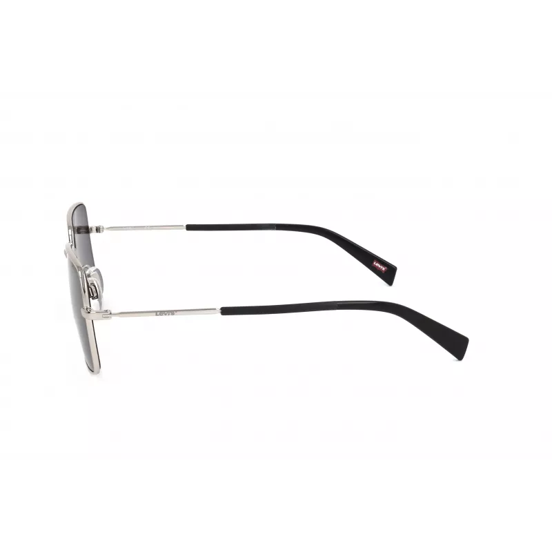 LEVI'S LV-1019-S-IR Okulary przeciwsłoneczne unisex - czarna oprawka, szare szkła, 57mm