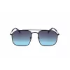 LEVI'S LV-1021-S-807 Okulary przeciwsłoneczne unisex - czarna oprawka acetatowa, szare soczewki poliwęglanowe, 58 mm