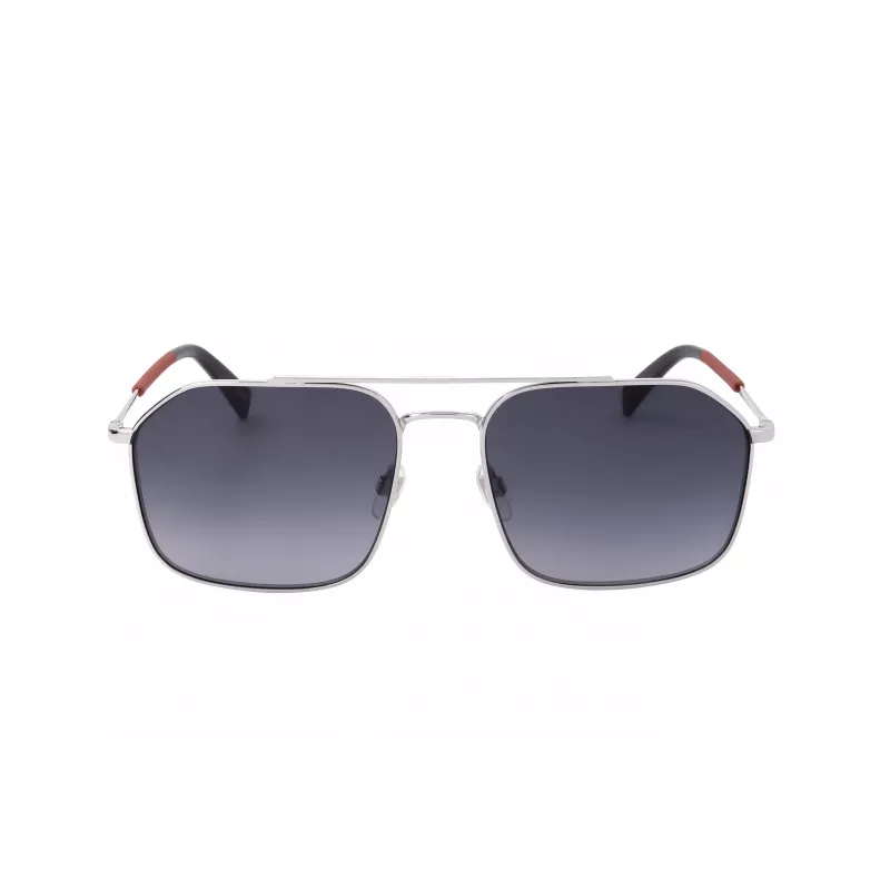 Okulary przeciwsłoneczne Levi's LV-1021-S-RD Unisex - Czarna oprawka, szare soczewki, 58mm
