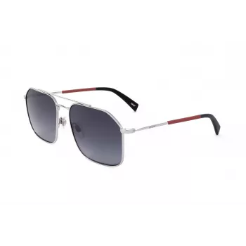 Okulary przeciwsłoneczne Levi's LV-1021-S-RD Unisex - Czarna oprawka, szare soczewki, 58mm