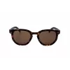 LEVI'S LV-1022-S-086 Unisex Okulary Przeciwsłoneczne Prostokątne - Oprawka Havana, Brązowe Szkła, 51mm