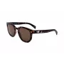 LEVI'S LV-1022-S-086 Unisex Okulary Przeciwsłoneczne Prostokątne - Oprawka Havana, Brązowe Szkła, 51mm