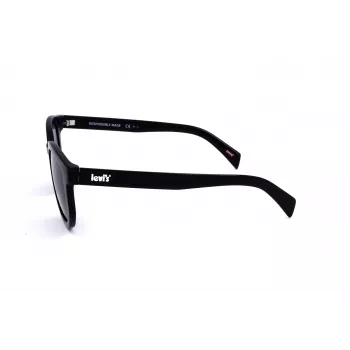 LEVI'S LV-1022-S-807 Unisex Okulary Przeciwsłoneczne Kwadratowe Czarny/Szary 51mm