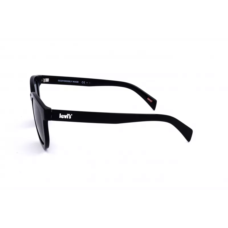 LEVI'S LV-1022-S-807 Unisex Okulary Przeciwsłoneczne Kwadratowe Czarny/Szary 51mm