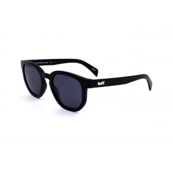 LEVI'S LV-1022-S-807 Unisex Okulary Przeciwsłoneczne Kwadratowe Czarny/Szary 51mm