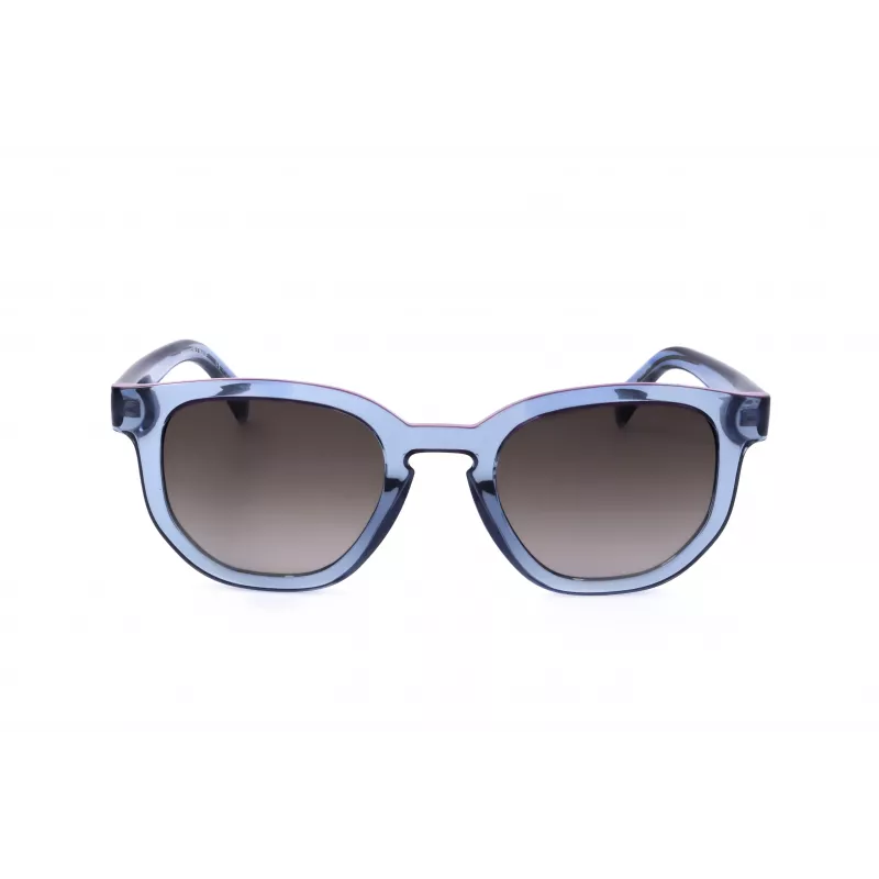 LEVI'S LV-1022-S-PJP Unisex Prostokątne Okulary Przeciwsłoneczne - Oprawka Havana Acetate, Zielone Soczewki Polaryzacyjne, 51mm