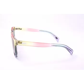 LEVI'S LV-1023-S-F74 Okulary przeciwsłoneczne Unisex Oprawka Havana Acetate Soczewki Poliwęglanowe Szare 53mm