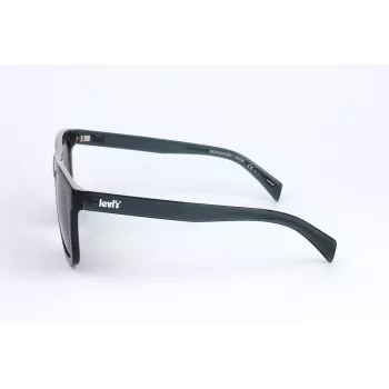 LEVI'S LV-1023-S-PJP Unisex Okulary Przeciwsłoneczne Polaryzacyjne - Oprawka Czarno-Szara, Soczewki Szare, 53mm