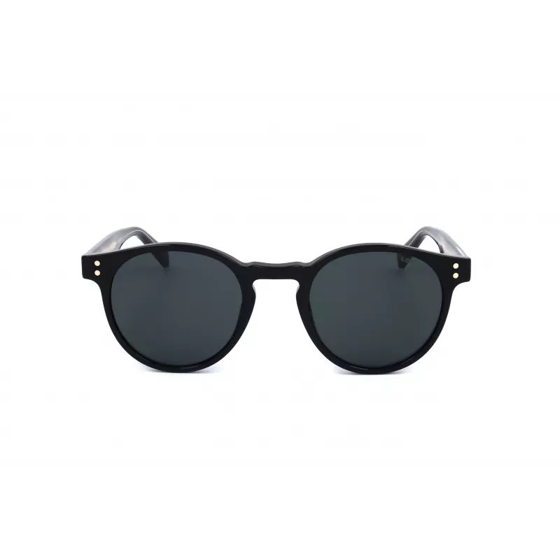 Okulary przeciwsłoneczne LEVI'S LV-5005-S-807 dla mężczyzn, czarna oprawka, szare szkła, 50 mm