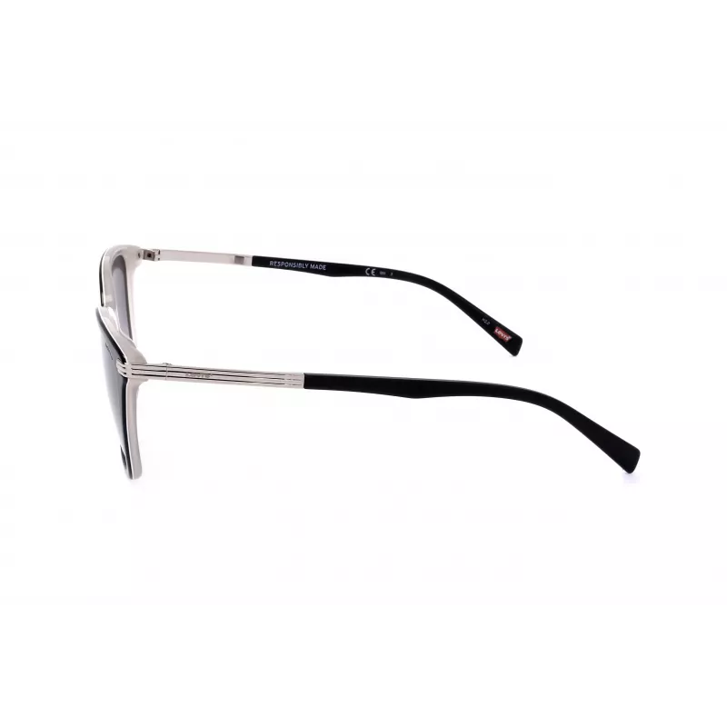 Okulary przeciwsłoneczne LEVI'S LV-5017-S-80S dla kobiet, kwadratowe, szare szkła, 55 mm