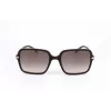 LEVI'S LV-5018-S-MS5 Damskie okulary przeciwsłoneczne prostokątne - oprawka acetatowa Havana/Tortoise, brązowe soczewki poliwęglanowe, ochrona UV400, 54/20/145 mm