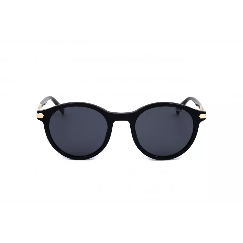 LEVI'S LV-5021-S-807 Okulary przeciwsłoneczne damskie kwadratowe czarno-szare 51mm