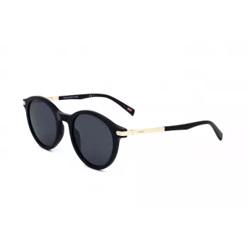 LEVI'S LV-5021-S-807 Okulary przeciwsłoneczne damskie kwadratowe czarno-szare 51mm