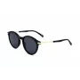 LEVI'S LV-5021-S-807 Okulary przeciwsłoneczne damskie kwadratowe czarno-szare 51mm