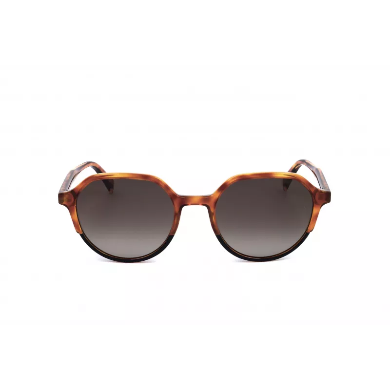 LEVI'S LV-5023-S-581 Unisex Okulary Przeciwsłoneczne Oprawka Havana Acetat Soczewki Poliwęglanowe Szare 54mm