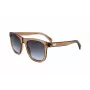 LEVI'S LV1023S09GB Okulary przeciwsłoneczne unisex - Matowa czarna oprawka, szare szkła, 53mm