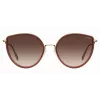 Okulary przeciwsłoneczne Levi's LV5011S09QF7H dla kobiet, Havana, acetat, brązowy gradient, 56/17/145 mm