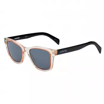LEVIS LV1002S40GF3I Okulary przeciwsłoneczne Unisex - Czarna oprawka, Szare soczewki, 53mm
