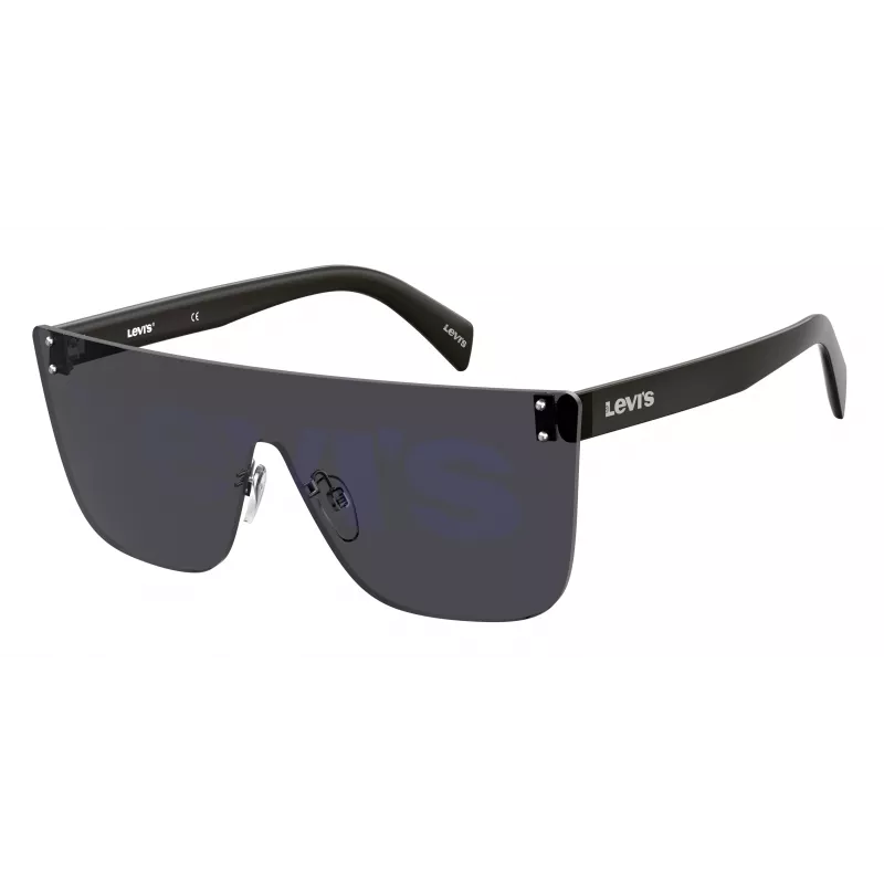 LEVIS Unisex Okulary Przeciwsłoneczne LV1001SKB7J98 - Czarna Oprawka, Szare Szkła, Ochrona UV400