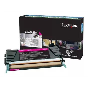 Lexmark X746A1MG Oryginalny wkład tonerowy Magenta do X746de, X748de, X748de LDS, X748de Statoil, X748dte