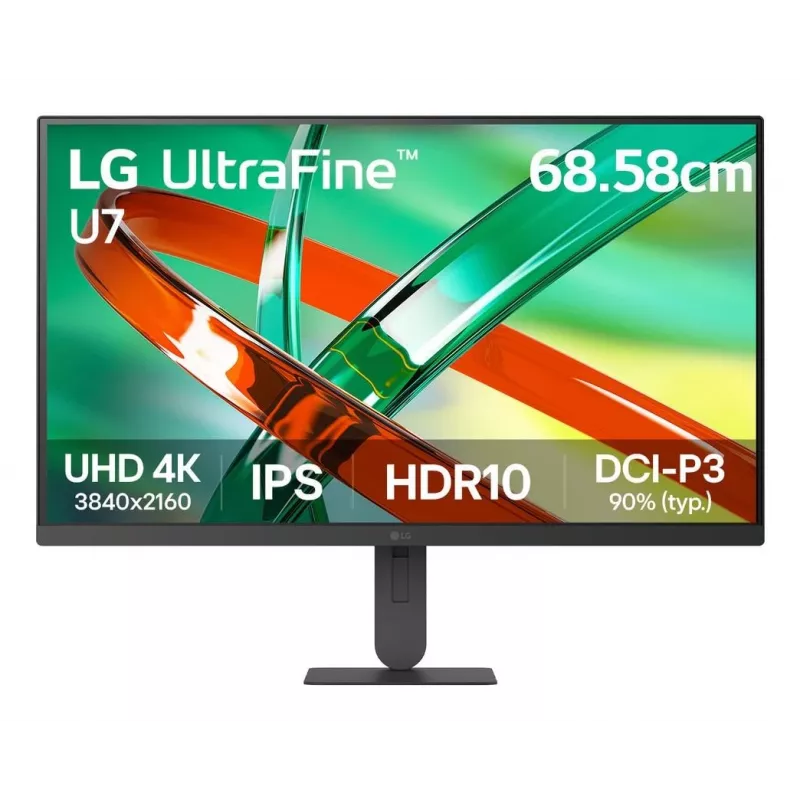 LG 27U710B-B UltraFine 27 cali 4K UHD IPS Monitor, 3840x2160, HDR10, AMD FreeSync, 60Hz