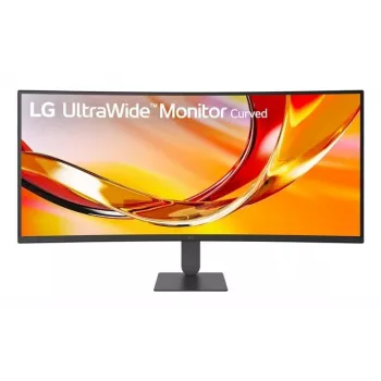 LG 34U620B-B 34 inch UltraWide WQHD VA Curved Gaming Monitor, 3440x1440, 144Hz, 5ms, HDR10, FreeSync Premium, 2x HDMI, DisplayPort, Czarny