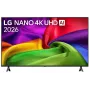 LG 43NU800B3LC 43 cale 4K UHD NanoCell Smart TV z webOS, AI ThinQ i HDR (czarny)