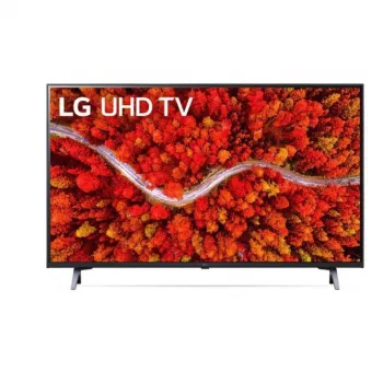 LG 43UP80003LR 43-calowy 4K Ultra HD Smart LED TV z webOS 6.0, procesorem AI α5 Gen4, Active HDR, czarny