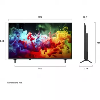 LG 50QNED7EB3C 50-calowy QNED 4K Smart TV z procesorem AI α5 Gen5 i webOS